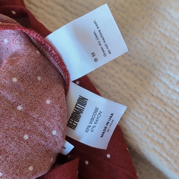 Reformation polka dot blouse - Picture 3 of 3